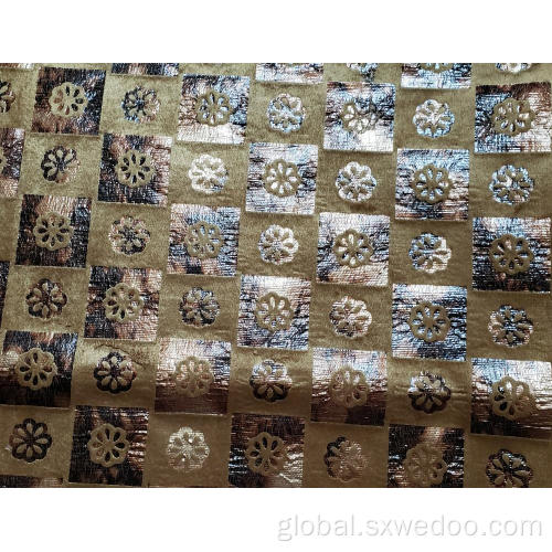 China Dyed Polyester Foil Velvet Fabric for Home Textile Manufactory